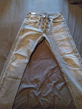 Levi's Men's Straight Jeans - Washed Black/Grey